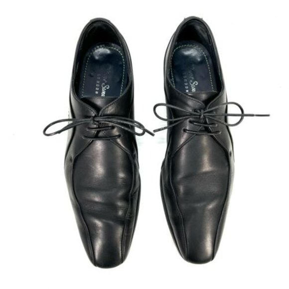 Oliver Sweeney London Pippin Derby Black Leather Dress Shoes Men\'s US9 EU42 UK8 main image 8